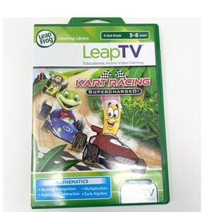 LeapFrog LeapTV Kart Racing Supercharged! Math Game K-2nd Grade New
